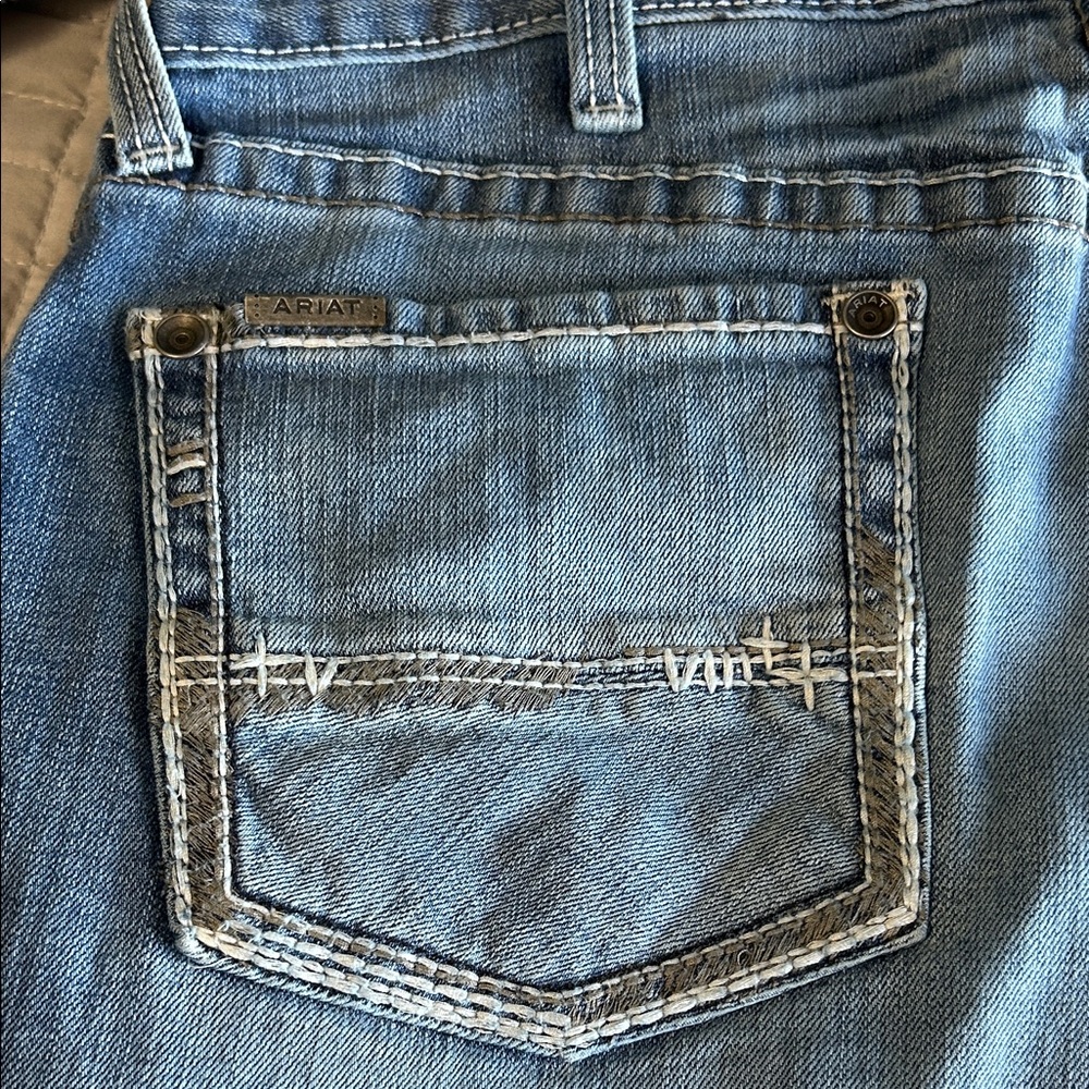 Ariat Men's Bootcut Jeans - Light Blue